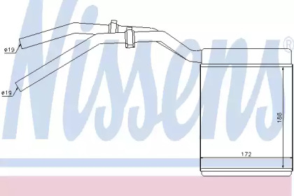 Отопление и вентиляция NISSENS для MAZDA 3 седан (BK) 2.0