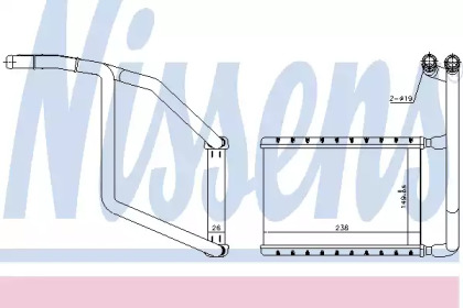 Отопление и вентиляция NISSENS для FORD TRANSIT CUSTOM автобус 2.2 TDCi