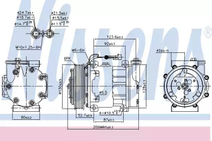 Кондиционер NISSENS для ALFA ROMEO 146 (930_) 1.7 i.e. 16V (930.B1)