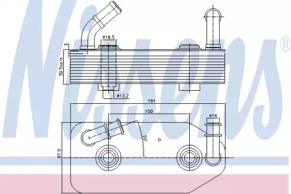Управление/гидравлика NISSENS для VW BORA Variant (1J6) 2.3 V5