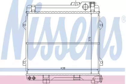 Водяной / масляный радиатор NISSENS для BMW 3 (E30) M3 2.3