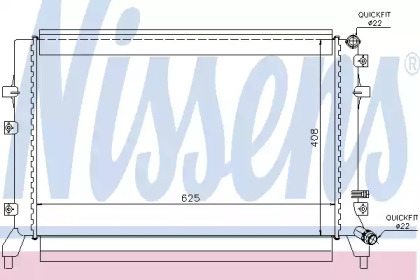 Система нагнетания воздуха NISSENS для VW CADDY III Variant (2KB, 2KJ, 2CB, 2CJ) 1.2 TSI