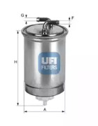 Запчасти для ТО UFI для MAZDA 121 III (JASM, JBSM) 1.8 D