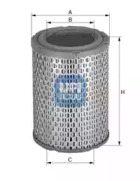 Воздушный фильтр UFI для NISSAN KUBISTAR (X76) 1.2