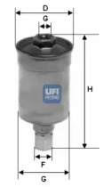 Запчасти для ТО UFI для ALFA ROMEO 146 (930_) 1.7 i.e. 16V (930.B1)