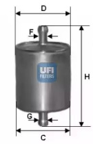 Топливный фильтр/ корпус UFI для VW GOLF VI (5K1) 1.6 BiFuel