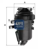 Фильтры UFI для CHEVROLET NUBIRA седан 2.0 D