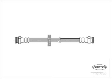 тормозные шланги CORTECO для ALFA ROMEO 146 (930_) 1.9 JTD (930.B4B)