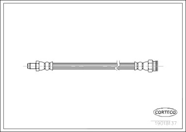 тормозные шланги CORTECO для PEUGEOT J5 автобус (290P) 2.5 D