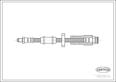 тормозные шланги CORTECO для PEUGEOT J5 автобус (290P) 2.5 D