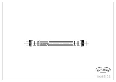 тормозные шланги CORTECO для PEUGEOT 405 I (15B) 1.8 Turbo Diesel