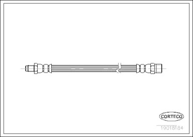 тормозные шланги CORTECO для VW GOLF II (19E, 1G1) 1.8 GTI 16V