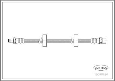 тормозные шланги CORTECO для VW GOLF II (19E, 1G1) 1.8 GTI 16V