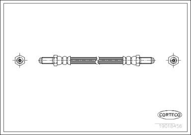 тормозные шланги CORTECO для ALFA ROMEO ALFETTA (116_) 2.0 TD (116.BA)