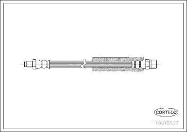 тормозные шланги CORTECO для BMW 3 (E30) M3 2.3