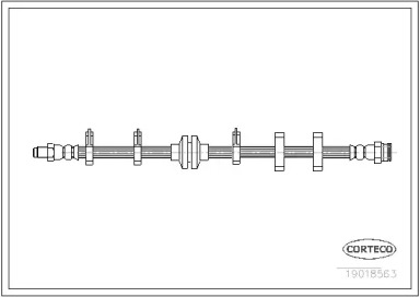 Тормоза CORTECO для ALFA ROMEO 146 (930_) 2.0 16V Quadrifoglio (930.B5)