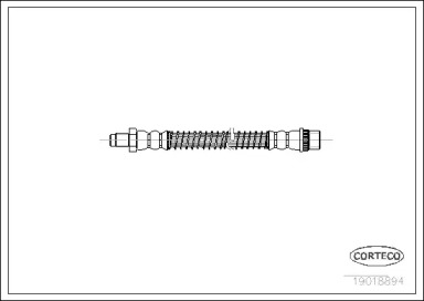 Тормоза CORTECO для PEUGEOT 106 I (1A, 1C) 1.6
