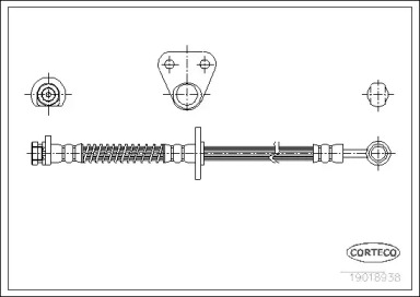 Тормоза CORTECO для HONDA LEGEND I (HS, KA) 2.5 i (HS)
