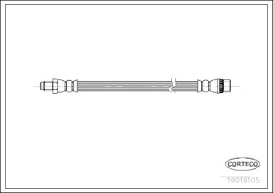 тормозные шланги CORTECO для RENAULT KANGOO (KC0/1_) 1.4 (KC0C, KC0H, KC0B, KC0M)