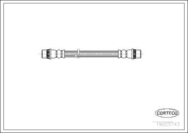тормозные шланги CORTECO для RENAULT KANGOO (KC0/1_) 1.4 (KC0C, KC0H, KC0B, KC0M)