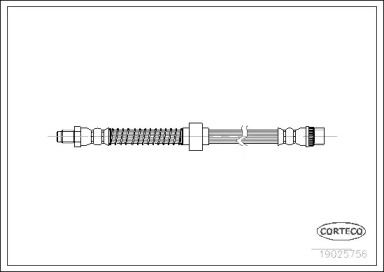 тормозные шланги CORTECO для RENAULT KANGOO (KC0/1_) 1.4 (KC0C, KC0H, KC0B, KC0M)