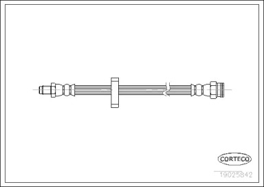 тормозные шланги CORTECO для PEUGEOT BOXER автобус (244, Z_) 2.2 HDi