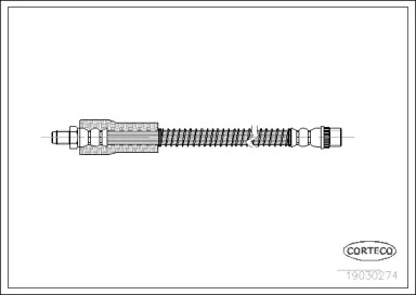 тормозные шланги CORTECO для NISSAN INTERSTAR Фургон (X70) dCi 120