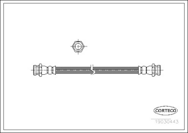 Тормоза CORTECO для NISSAN BLUEBIRD (B610) 1.8
