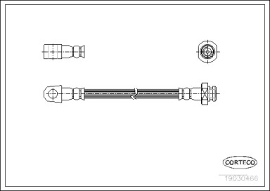 Тормоза CORTECO для NISSAN PATROL III/1 Station Wagon (W160) 3.2 D (W160)