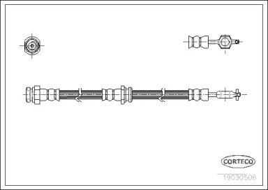 Тормоза CORTECO для MAZDA 626 III Hatchback (GD) 2.2 12V