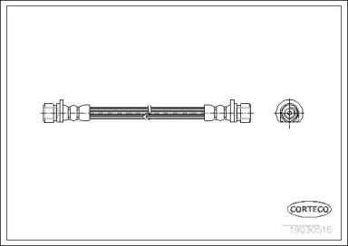 Тормоза CORTECO для HONDA CRX I (AF, AS) 1.6 i 16V (AS)