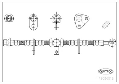 Тормоза CORTECO для HONDA ACCORD III Aerodeck (CA) 2.0 EX