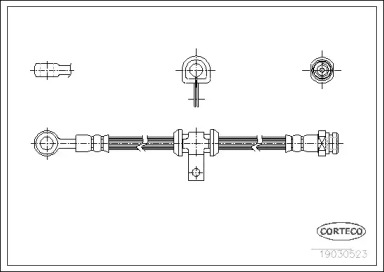Тормоза CORTECO для HONDA ACCORD I (SJ, SY) 1.6 L/EX (SY)