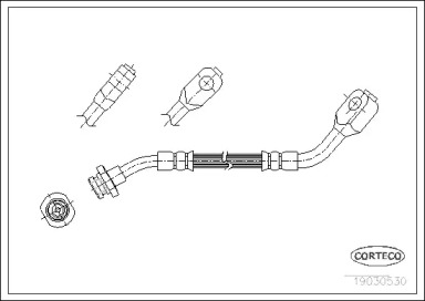 Тормоза CORTECO для NISSAN TERRANO I (WD21) 2.4 i 4WD