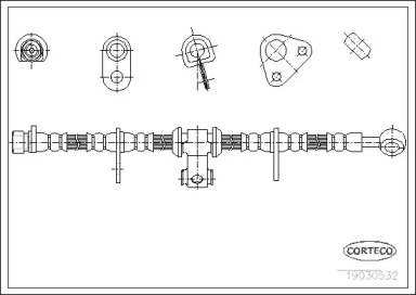 Тормоза CORTECO для HONDA ACCORD III Aerodeck (CA) 2.0 EX