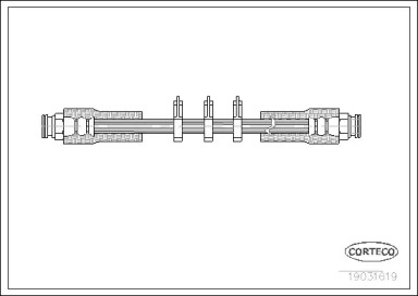 Тормоза CORTECO для ALFA ROMEO 164 (164_) 3.0 24V (164.K1)