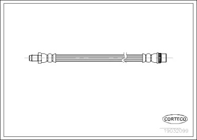 тормозные шланги CORTECO для RENAULT KANGOO (KC0/1_) 1.4 (KC0C, KC0H, KC0B, KC0M)