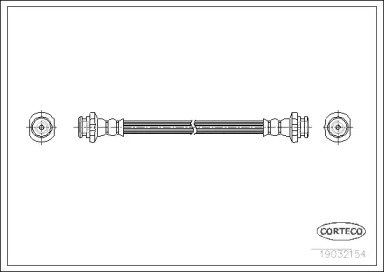 тормозные шланги CORTECO для NISSAN PRIMERA Traveller (W10) 1.6 i