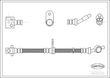тормозные шланги CORTECO для HONDA LEGEND I (HS, KA) 2.7 i 24V (KA4)