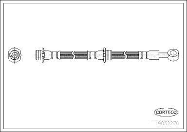 Тормоза CORTECO для NISSAN PRIMERA Traveller (WP11) 2.0 TD