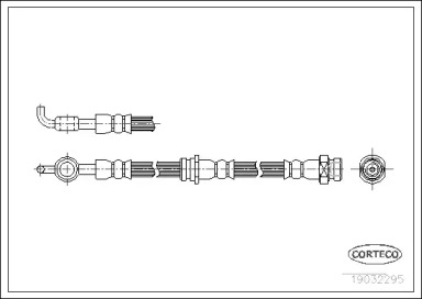 Тормоза CORTECO для MAZDA 626 III Hatchback (GD) 2.0 16V