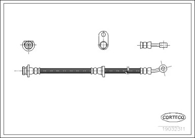 Тормоза CORTECO для HONDA CIVIC VIII седан (FD, FA) 1.3 Hybrid (FA3, FD3)