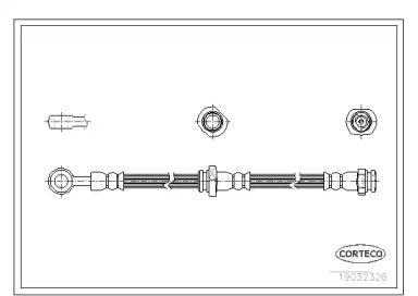 тормозные шланги CORTECO для NISSAN ALMERA TINO (V10) 1.8