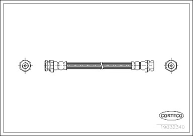 тормозные шланги CORTECO для MAZDA 323 S VI (BJ) 2.0 TD