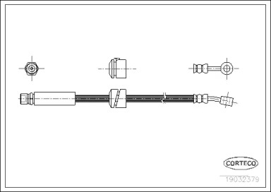 Тормоза CORTECO для CHEVROLET REZZO 2.0