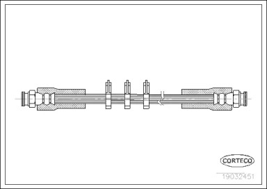 Тормоза CORTECO для ALFA ROMEO 164 (164_) 3.0 24V (164.K1)