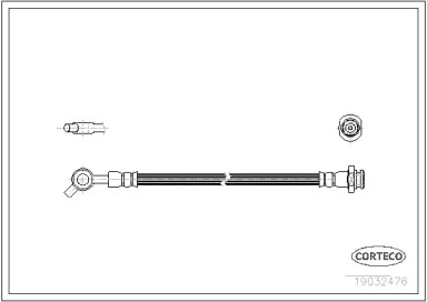 Тормоза CORTECO для NISSAN PATROL GR IV (Y60, GR) 2.8 TD (Y60A)