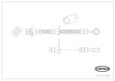Тормоза CORTECO для SUBARU IMPREZA седан (GD) 2.0 i AWD