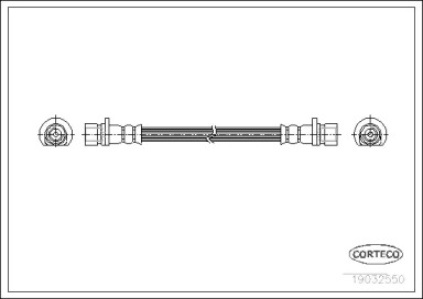 тормозные шланги CORTECO для HONDA HR-V (GH) 1.6 16V 4WD (GH2, GH4)