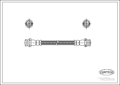 тормозные шланги CORTECO для NISSAN STANZA (T11) 1.8 SGL